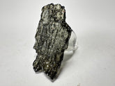 Jackie Brazil "Smoked Crystal" Charcoal Resin Ring ( R0001 ) UK R / USA 8.5