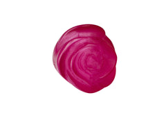 Jackie Brazil "Rose" Dark Pink Resin Rose Ring ( R0585 ) Size UK Q / US 8