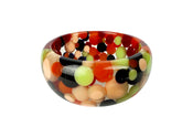 Jackie Brazil "Petit Balls" Party Mix Spots Solid Round Resin 3.4cm Bangle ( B2520 )