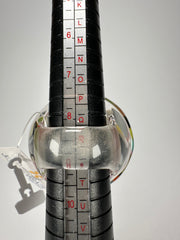 Jackie Brazil "Large Riverstone" Cascade Round Ring ( R3606 ) Size UK-R / US- 8.5