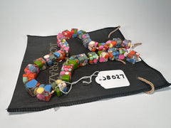 Jackie Brazil "Carlo Spotted Cubes" Spring Colour Spots Resin Necklace 50cm ( N1396 )
