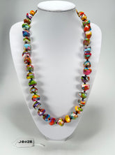 Jackie Brazil "Camille" Kandinsky Small Stones 70cm Necklace ( N0075 )