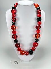 Jackie Brazil "Large Spheres" Passion Mix Long Necklace 75cm ( N2694 )