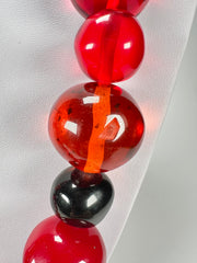 Jackie Brazil "Large Spheres" Passion Mix Long Necklace 75cm ( N2694 )