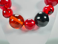 Jackie Brazil "Large Spheres" Passion Mix Long Necklace 75cm ( N2694 )