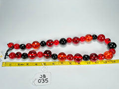 Jackie Brazil "Large Spheres" Passion Mix Long Necklace 75cm ( N2694 )