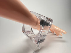 Jackie Brazil "Solid Square" Crystal 4cm Bangle ( B2056 )