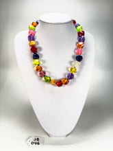 Jackie Brazil "Camille" Transparent Carnaval Mix Small Stones 55cm Necklace ( N0070 )