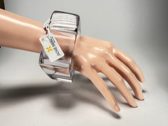 Jackie Brazil "Solid Square" Crystal 4cm Bangle ( B2056 )