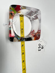 Jackie Brazil "Solid Square" Cascade 4cm Bangle ( B2056 )