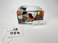 Jackie Brazil "Solid Square" Cascade 4cm Bangle ( B2056 )