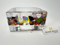 Jackie Brazil "Solid Square" Cascade 4cm Bangle ( B2056 )