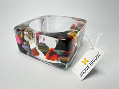 Jackie Brazil "Solid Square" Cascade 4cm Bangle ( B2056 )