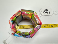Jackie Brazil "Sabrina" Kandinsky Elasticated Bracelet ( B0225 )
