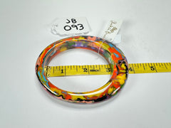 Jackie Brazil "Solid Oval" Kandinsky 1.3cm Resin Bangle ( B0040 )