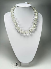 Jackie Brazil "Camille" Silver Flakes Small Stones 55cm Necklace ( N0070 )