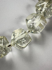 Jackie Brazil "Camille" Silver Flakes Small Stones 55cm Necklace ( N0070 )