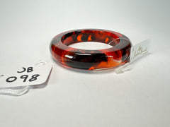Jackie Brazil "Marble" Red Mix 1.7 cm Bangle ( B1449 )