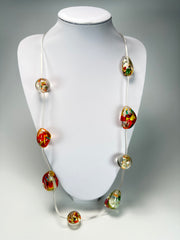 Jackie Brazil "Cascade" Long Mix Beads 70cm Necklace ( N2941 )