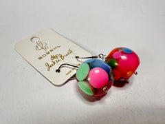 Jackie Brazil "Spots" Spotted Balls Resin Earrings ( E1468 )