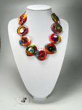 Jackie Brazil "Saturn" Kandinsky Disk and Cylinder On String Short 50cm Necklace ( N0060 )