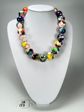 Jackie Brazil "Spotted Balls" Party Mix Spots Resin Necklace 50cm ( N1675 )