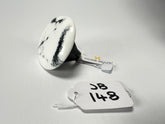 Jackie Brazil "Black & White Marble" Large Riverstone 40mm Ring ( R3605 ) Size UK - Z+1 / US- 13