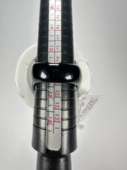 Jackie Brazil "Black & White Marble" Large Riverstone 40mm Ring ( R3605 ) Size UK - Z+1 / US- 13