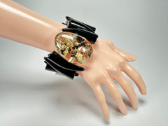 Jackie Brazil "Safari" Tusks w/ Seaweed Pendant Elasticated Bracelet ( B1020 )