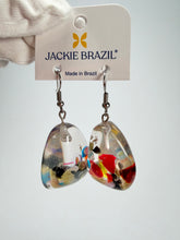 Jackie Brazil "Diamond" Cascade Flinstone on Hook Resin Earrings ( E0700 )