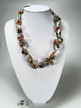 Jackie Brazil "Diamonds" Cascade Flintstone Bone 55cm Necklace ( N0061 )