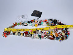 Jackie Brazil "Orient Express" 3 Strand Small Bead Mix Colours Long Choker Necklace ( N3532 )