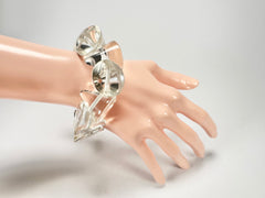 Jackie Brazil "KL" Crystal Transparent Large Cones Bracelet ( B2902 )