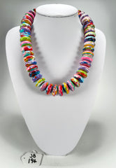Jackie Brazil "Ana" Kandinsky Resin Wheels 50cm Necklace ( N0042 )