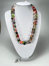 Jackie Brazil "POP" Cascade Liquorice Small Cubes 65cm Necklace ( N0046 )