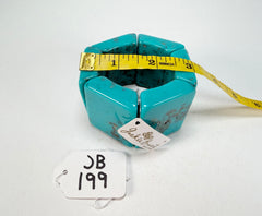 Jackie Brazil "Sabrina" Turquoise Elasticated Bracelet ( B0225 )