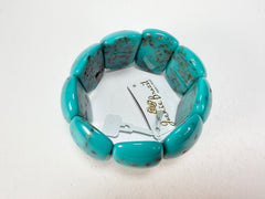 Jackie Brazil "Maria" Turquoise Mix Elasticated Bracelet ( B0217 )