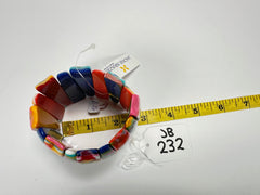 Jackie Brazil "Tulip" Kandinsky Elasticated Bracelet ( B0026 )