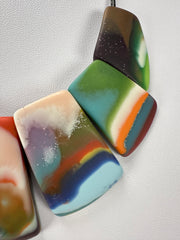 Jackie Brazil "Amazon" 7 Piece Choker Necklace ( N2794 )