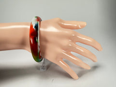 Jackie Brazil "Cushie" Kandinsky Solid Round 1.3cm Bangle ( B0300 )