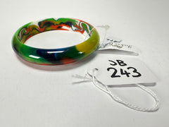 Jackie Brazil "Cushie" Kandinsky Solid Round 1.3cm Bangle ( B0300 )