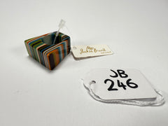 Jackie Brazil "Leda" Liquorice Allsorts Winter Mix Resin Ring ( R2269 ) UK N / USA 7