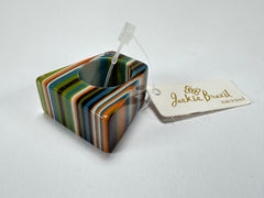 Jackie Brazil "Leda" Liquorice Allsorts Winter Mix Resin Ring ( R2269 ) UK N / USA 7