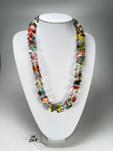 Jackie Brazil "POP" Cascade Liquorice Small Cubes 65cm Necklace ( N0046 )