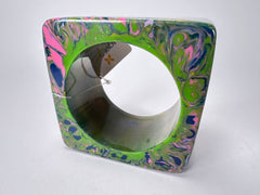 Jackie Brazil "Solid Square" Kandinsky 5cm Bangle ( B2100 )