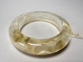 Jackie Brazil "Marble" Cream Mix 1.7 cm Bangle ( B1449 )