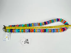 Jackie Brazil "Bela" Transparent Summer Mix Resin Mini Wheels 70cm Necklace ( N0043 )