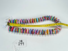 Jackie Brazil "Ana" Kandinsky Resin Wheels 50cm Necklace ( N0042 )