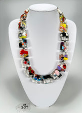 Jackie Brazil "Gala" Cascade Half Rectangles 65cm Necklace ( N0789 )