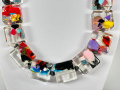Jackie Brazil "Gala" Cascade Half Rectangles 65cm Necklace ( N0789 )